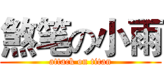 煞笔の小雨 (attack on titan)