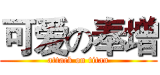 可爱の奉增 (attack on titan)