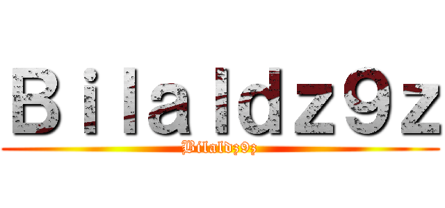 Ｂｉｌａｌｄｚ９ｚ (Bilaldz9z)