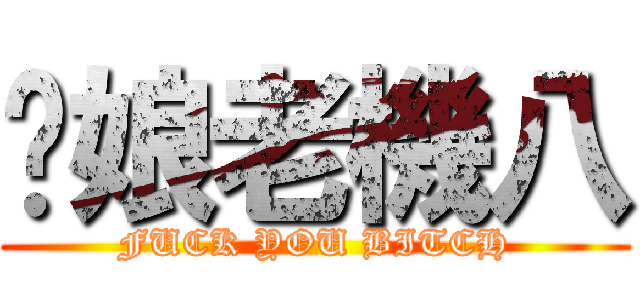 您娘老機八 (FUCK YOU BITCH)
