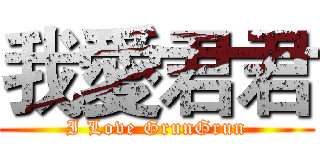 我愛君君 (I Love GrunGrun)