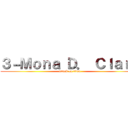 ３－Ｍｏｎａ Ｄ． Ｃｌａｒａ (attack on titan)