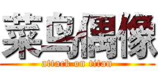 菜鸟偶像 (attack on titan)