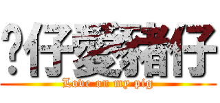 貓仔愛豬仔 (Love on my pig)