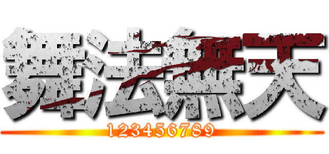 舞法無天 (123456789)