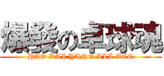 爆發の卓球魂 (HAO KAI YANG ALL ACE)