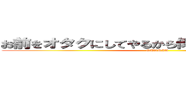 お前をオタクにしてやるから俺をリア充にしてくれ (OTARIA)