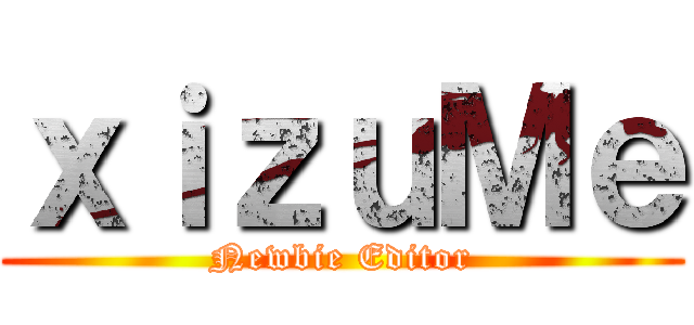 ｘｉｚｕＭｅ (Newbie Editor)