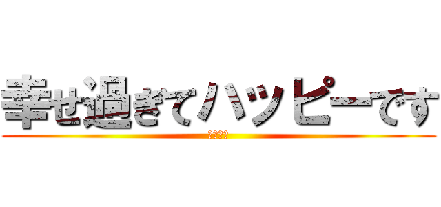幸せ過ぎてハッピーです (小泉公文)