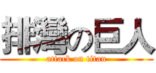 排灣の巨人 (attack on titan)