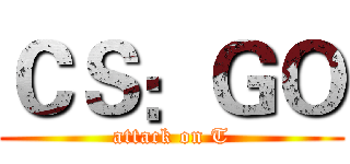 ＣＳ：ＧＯ (attack on T)