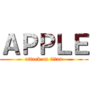 ＡＰＰＬＥ (attack on titan)