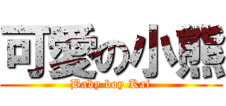 可愛の小熊 (Baby boy Kai)