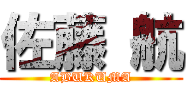 佐藤 航 (ABUKUMA)
