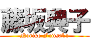 藤坂典子 (Noriko Fujisaka)