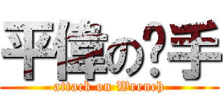 平偉の扳手 (attack on Wrench)