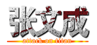张文成 (attack on titan)