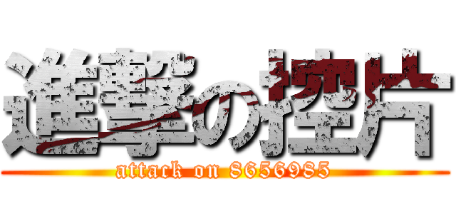 進撃の控片 (attack on 8656985)