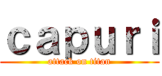 ｃａｐｕｒｉ (attack on titan)