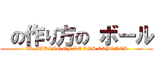  の作り方の ボール (EL MAKING OF DE LOS COJONES)