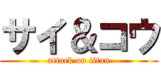 サイ＆コウ (attack on titan)