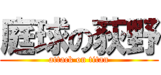 庭球の荻野 (attack on titan)