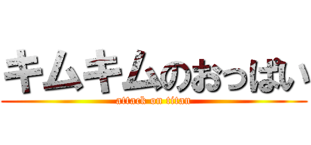 キムキムのおっぱい (attack on titan)