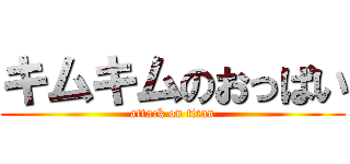 キムキムのおっぱい (attack on titan)