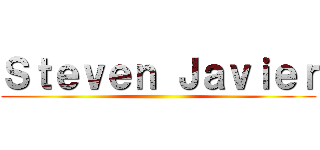 Ｓｔｅｖｅｎ Ｊａｖｉｅｒ ()