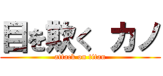 目を欺く カノ (attack on titan)