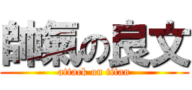 帥氣の良文 (attack on titan)