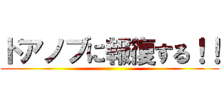 ドアノブに報復する！！ ()
