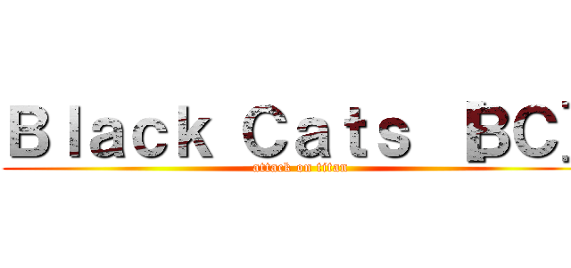 Ｂｌａｃｋ Ｃａｔｓ ［ＢＣ］ (attack on titan)