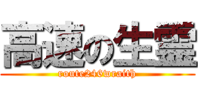 高速の生霊 (route246wraith)