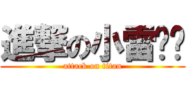 進撃の小雷ㄐㄐ (attack on titan)
