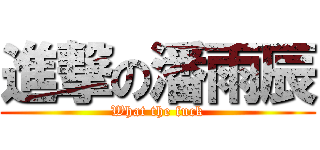 進撃の潘雨辰 (What the fuck)