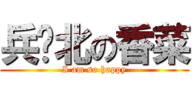 兵库北の香菜 (I am so happy)