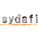 ｓｙｄａｆｉ (attack on syaitan)