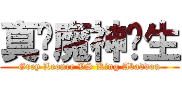 真·魔神转生 (Grey Leonce VS King Abaddon)