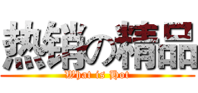 热销の精品 (What is Hot)