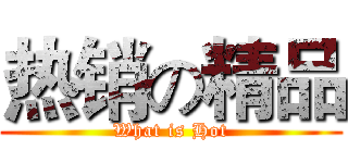 热销の精品 (What is Hot)