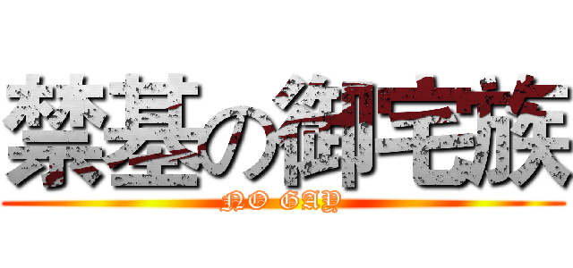 禁基の御宅族 (NO GAY)