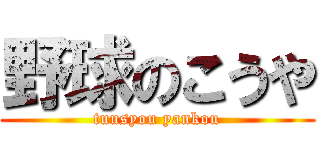 野球のこうや (tuusyou yankou)