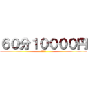 ６０分１００００円 (楽園天国)
