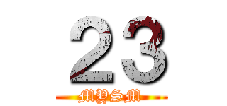 ２３ (MYSM)