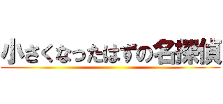 小さくなったはずの名探偵 ()