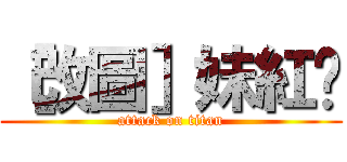 ［改圖］妹紅碳 (attack on titan)