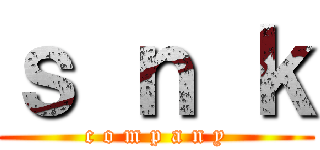 ｓ ｎ ｋ (c o m p a n y)