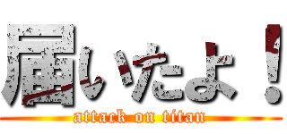 届いたよ！ (attack on titan)