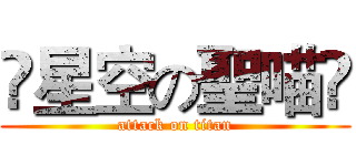 ✡星空の聖喵✡ (attack on titan)